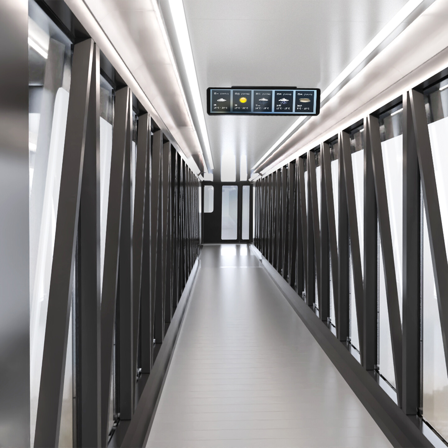 飞机登机桥设计-广泰飞机登机桥外部内饰及操作台外观设计