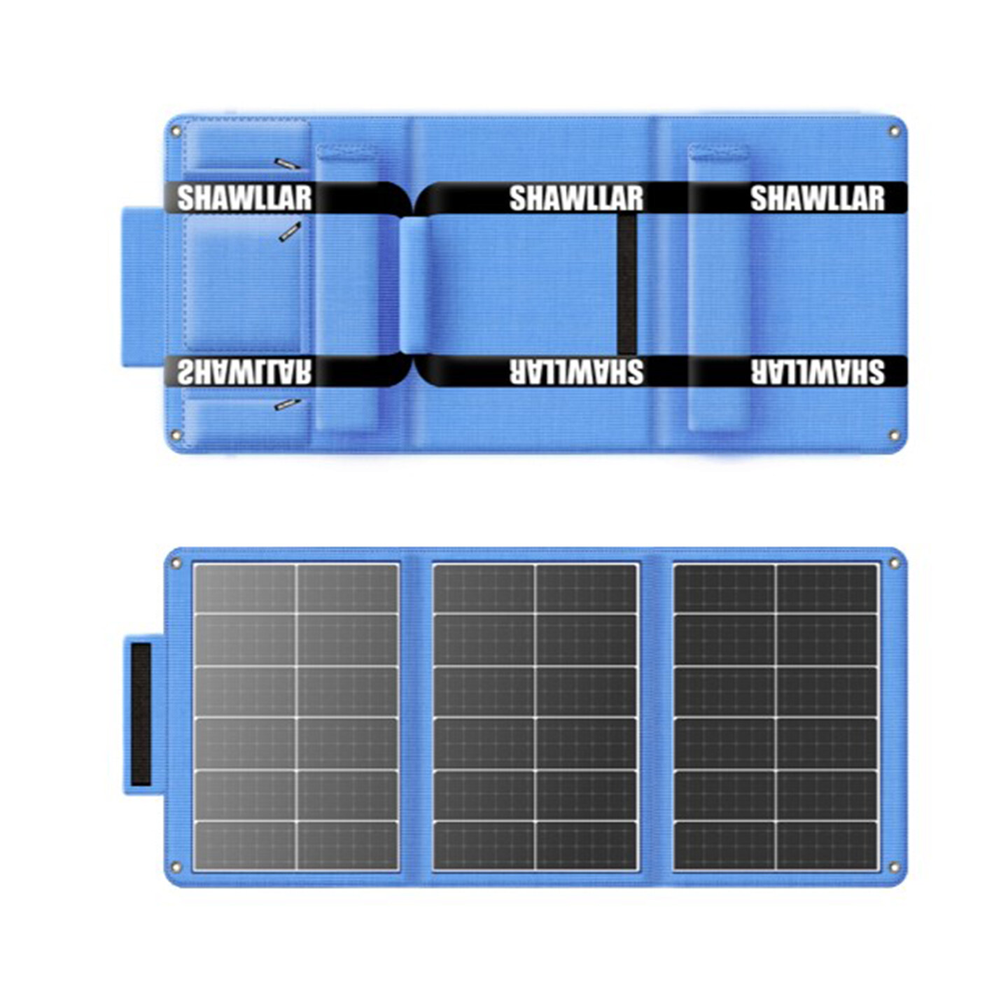 便携光伏包设计-小蓝科技“探险家”系列便携光伏包